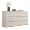 SIDEBOARD HANA M6 Kaschmir 140cm - Kaschmir, Holzwerkstoff (140/74.4/40cm) - Lookway