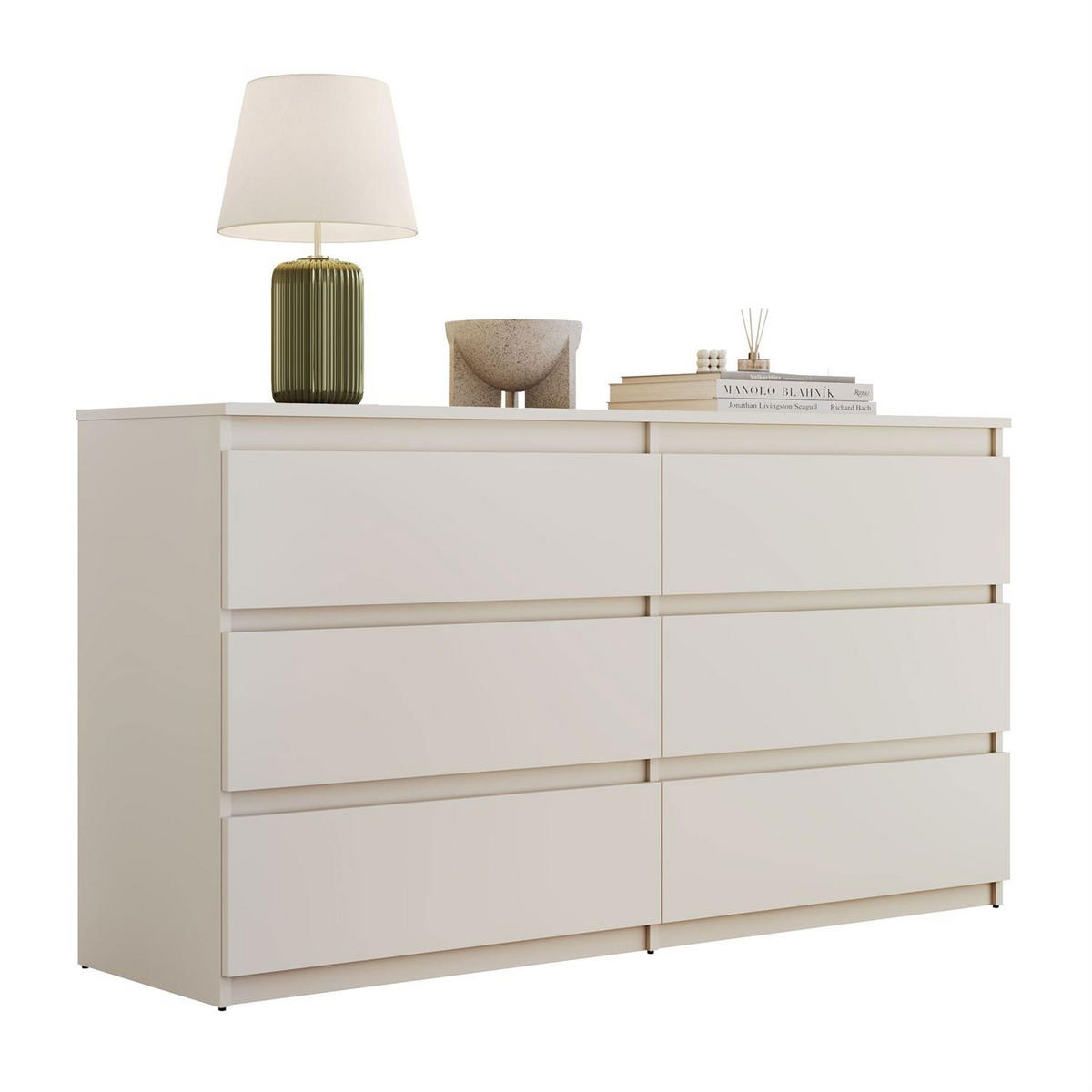 SIDEBOARD HANA M6 Kaschmir 140cm - Kaschmir, Holzwerkstoff (140/74.4/40cm) - Lookway
