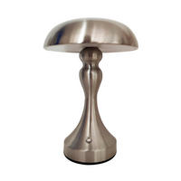 TISCHLAMPE Darius 15.5/15.5/22 cm - Silberfarben, Metall (15.5/15.5/22cm) - ZMH