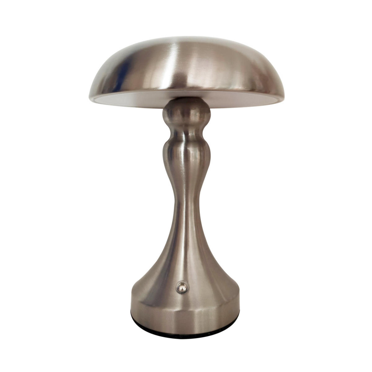 TISCHLAMPE Darius 15.5/15.5/22 cm - Silberfarben, Metall (15.5/15.5/22cm) - ZMH