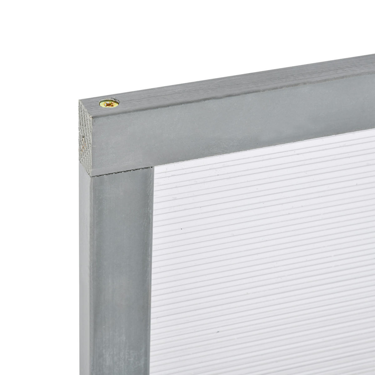 FRÜHBEET Gewächshaus mit Abdeckung, wetterfest, aus Holz und Polycarbonat, Grau - Grau, Holz/Kunststoff (46/40/90cm) - Outsunny