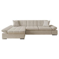 ECKSOFA Malwi, Seite: Links - Champagner, Holz/Textil (278/161cm) - MIRJAN24