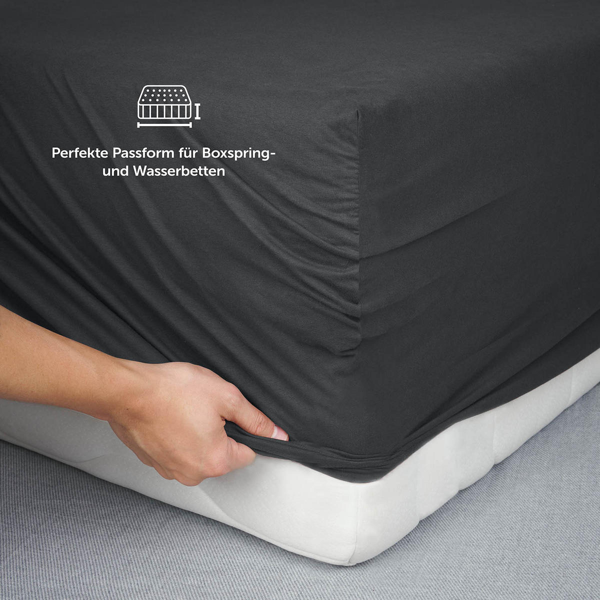 NAPÍNACIA PLACHTA 180/220 cm antracitová - antracitová, textil (180/220cm) - Blumtal