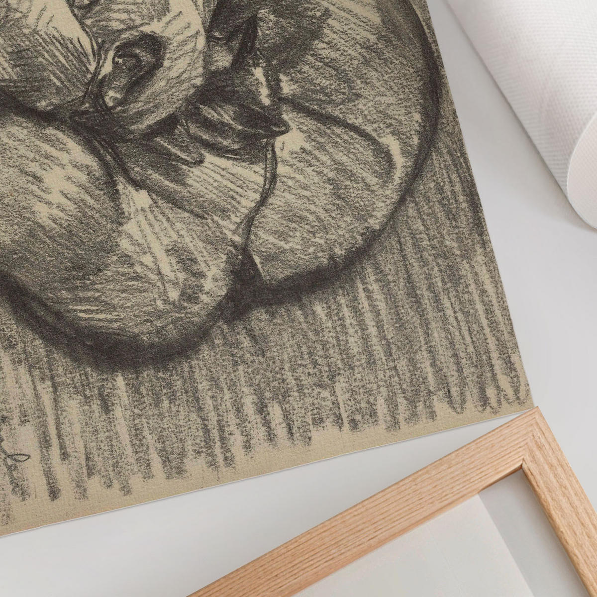 POSTER - 29x21 cm (A4) - Théophile Steinlen - Katzen - Schwarz, Textil (29.7/21/0.1cm) - TULUP