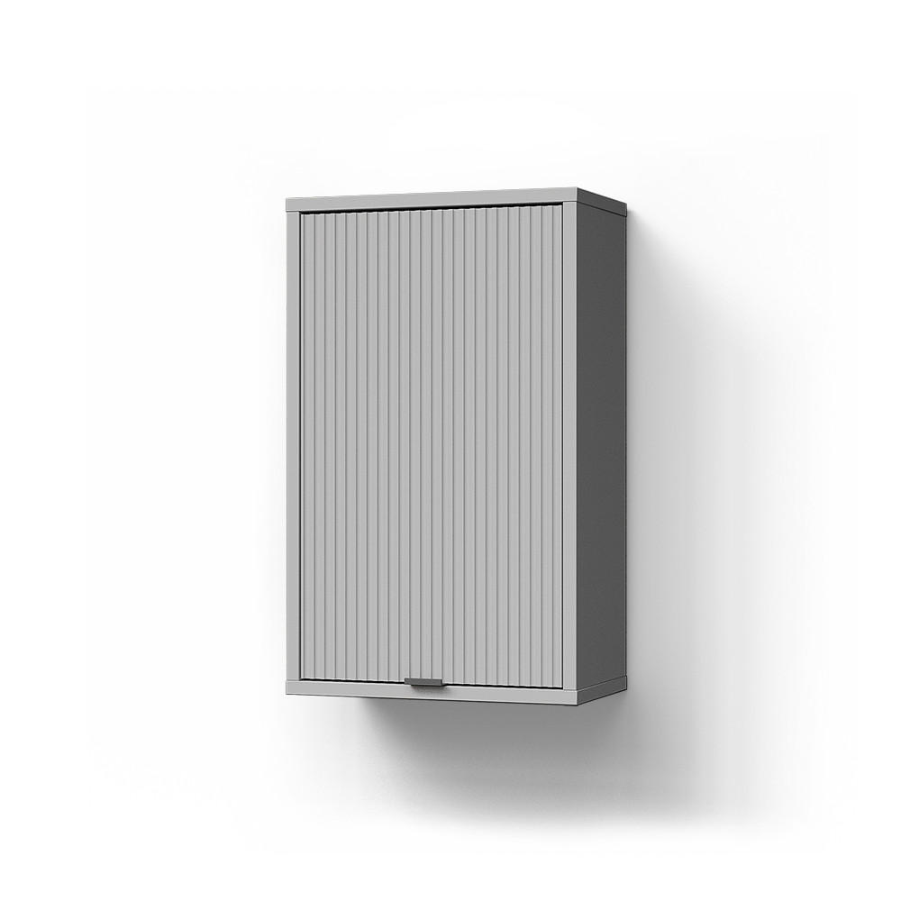 BADEZIMMER ATERNO Grau 40 x 65 cm mit 2 Regalböden - Grau, Holzwerkstoff (40/65/22.1cm) - Livinity®
