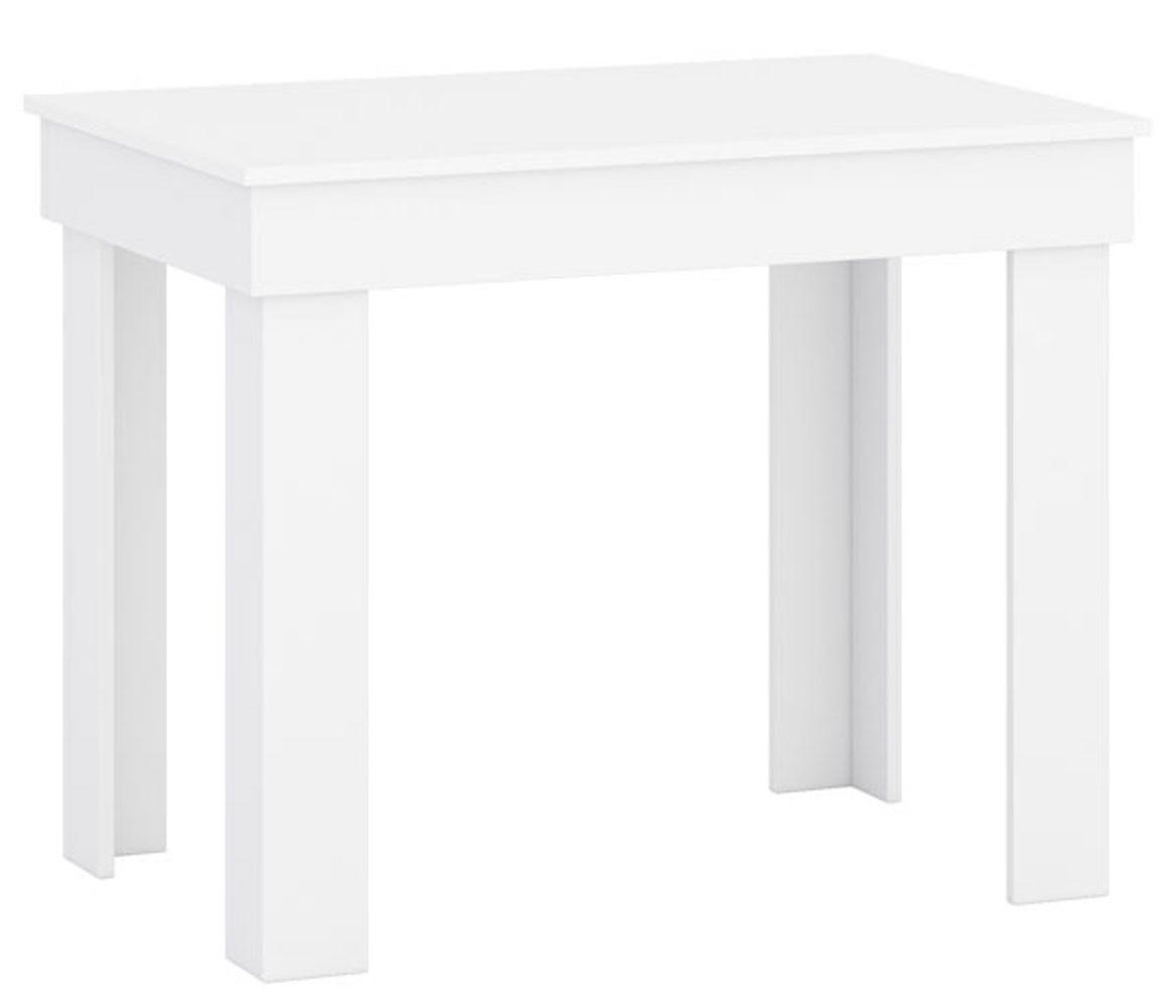ESSTISCH Cassie weiß 90 / 60 / 73cm - Weiß, Holz/Holzwerkstoff (60/90/73cm) - Feldmann-Wohnen