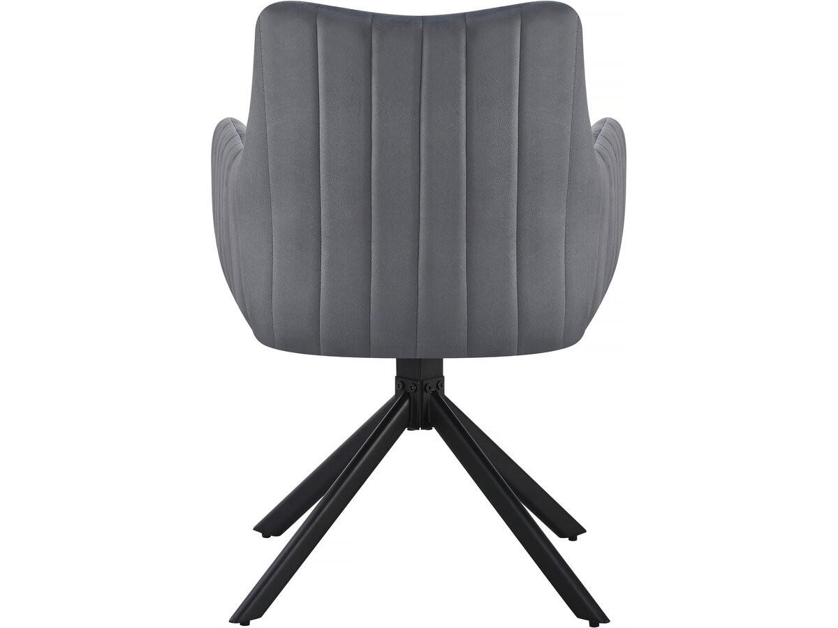 STUHL & BARHOCKER pharell Grau - Grau, Textil (61/87/58cm) - Habitat Garten