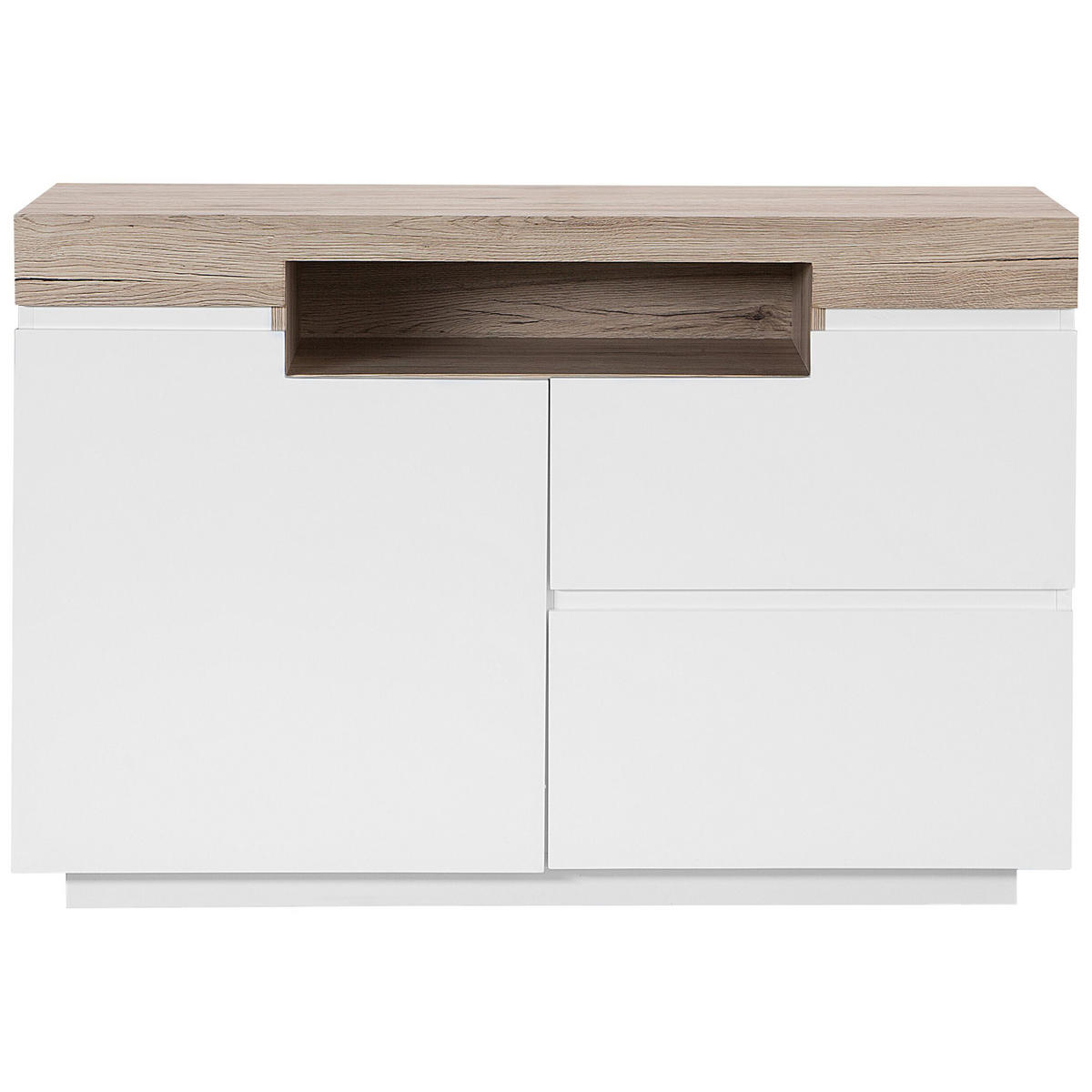 SKŘÍŇ Sideboard Bílá Marlin - bílá, kompozitní dřevo (110/75/40cm) - Beliani