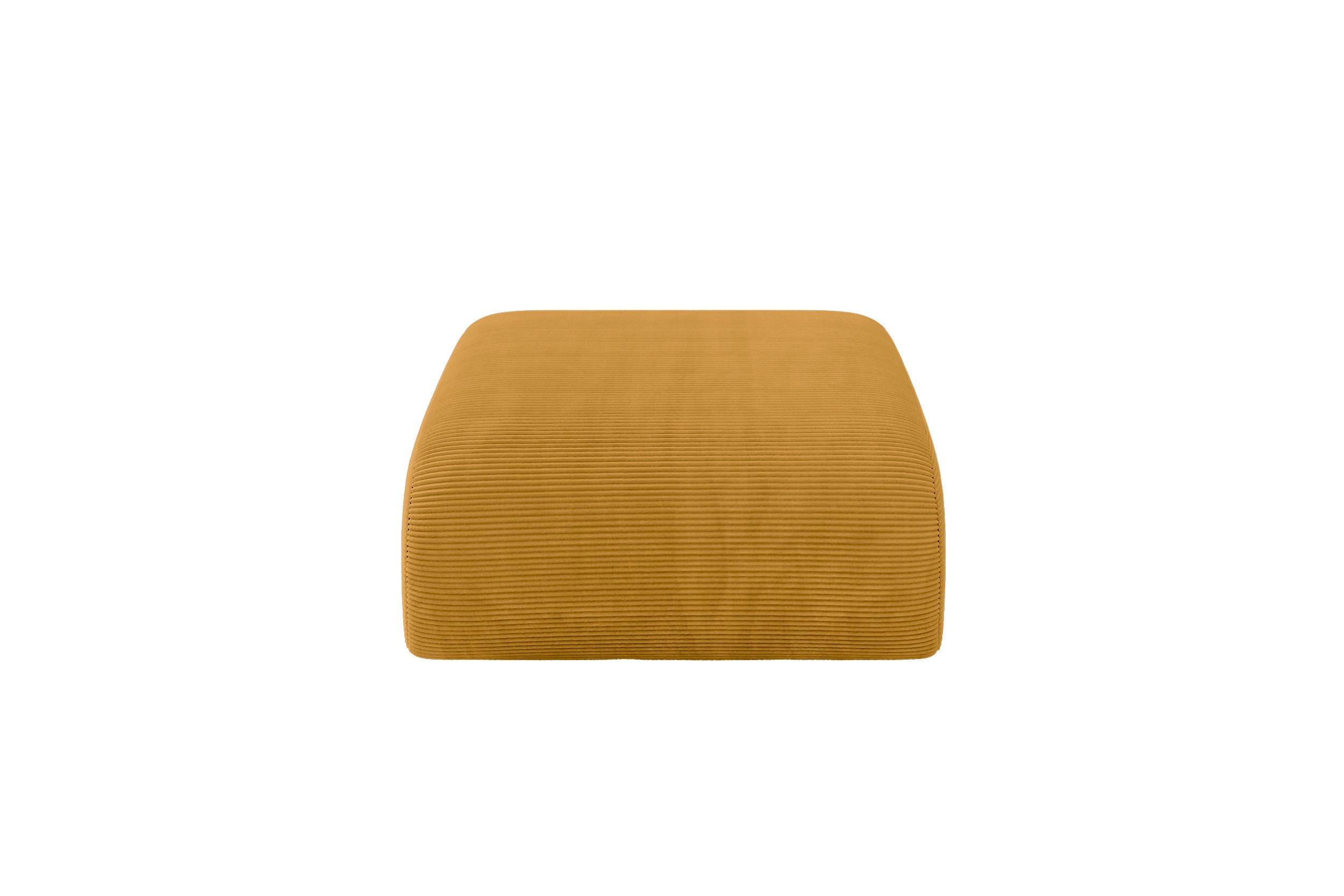 ALTDECOR MODULÁRNÍ TABURET MIRA-PUF 91x89x40 cm, hořčicově žlutý, manšestr