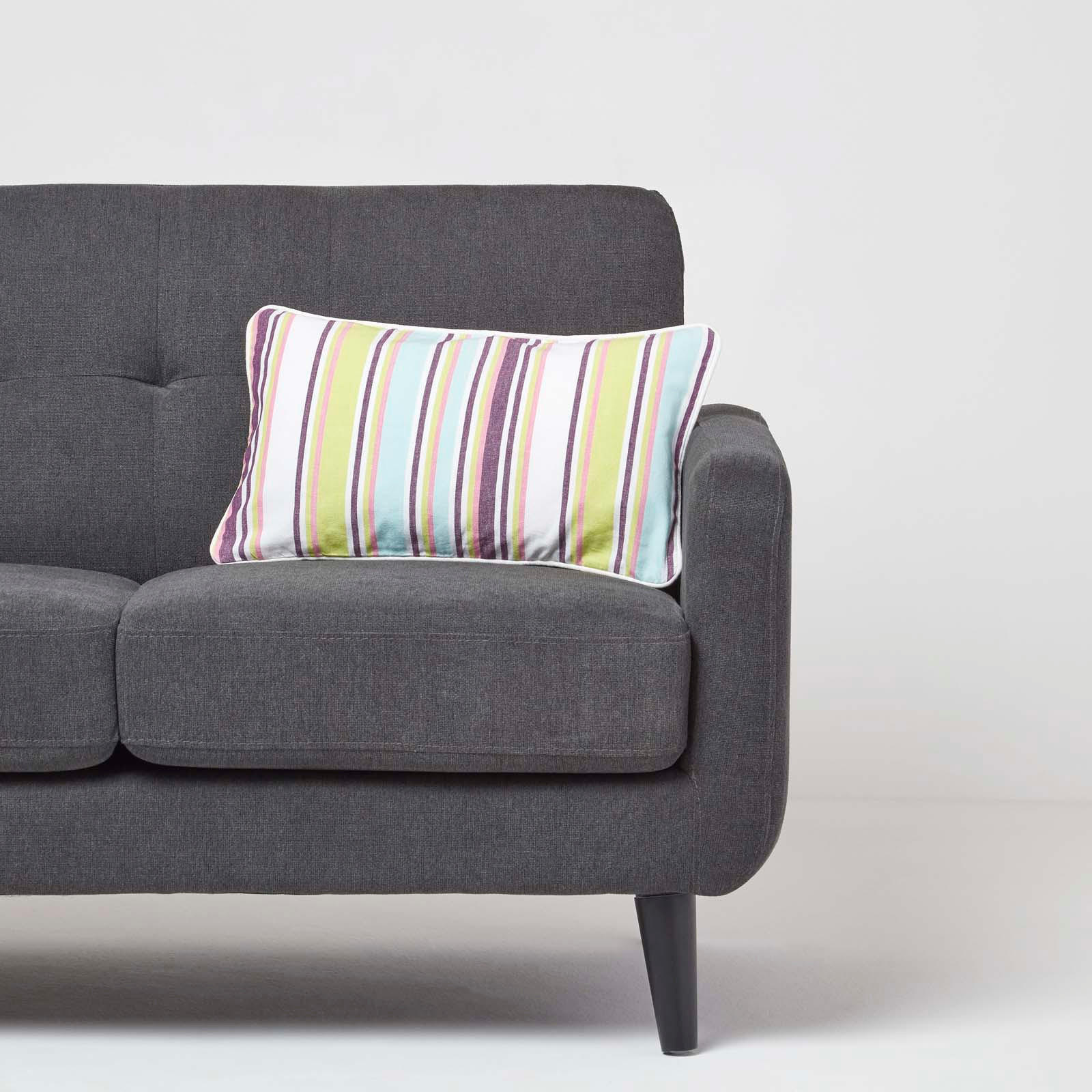 KISSENHÜLLE Osaka 30/50 cm, gestreift - Multicolor, Textil (30/50cm) - Homescapes