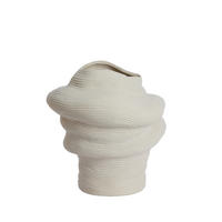VASE Luzz Weiß Ø33,5/34 cm - Weiß, Keramik (34cm) - Light & Living