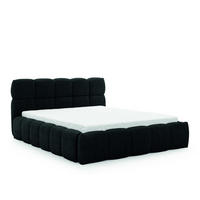 POLSTERBETT SOPHIE - Schwarz - Schwarz, Textil (200/200cm) - AN-Moebel 4u