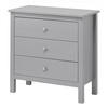 KOMMODE Massivholz 37/75/75 cm - Grau, Holz (75/75/37cm) - hagge home