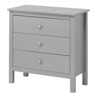 KOMMODE Massivholz 37/75/75 cm - Grau, Holz (75/75/37cm) - hagge home