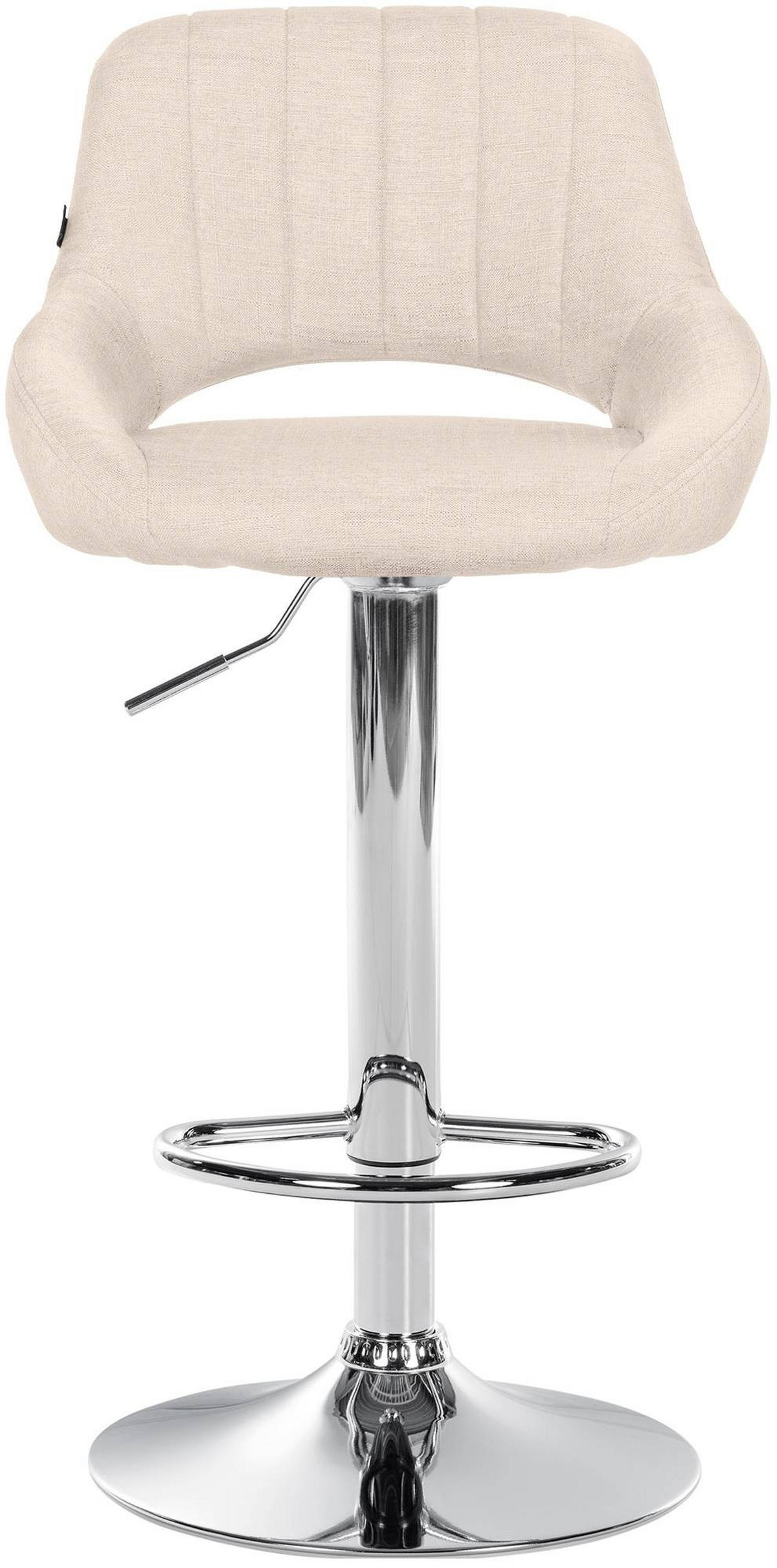 BARHOCKER Milet 85x47x48 cm creme - Creme, Textil (47/85/48cm) - furnicato