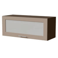 KLAPPHÄNGESCHRANK Brerra W4BS/90 WKF Lava / RAL 1019 graubeige Matt 90 / 32,5 / 36cm - Dunkelgrau/Graubraun, Holz/Holzwerkstoff (90/36/32.5cm) - Feldmann-Wohnen