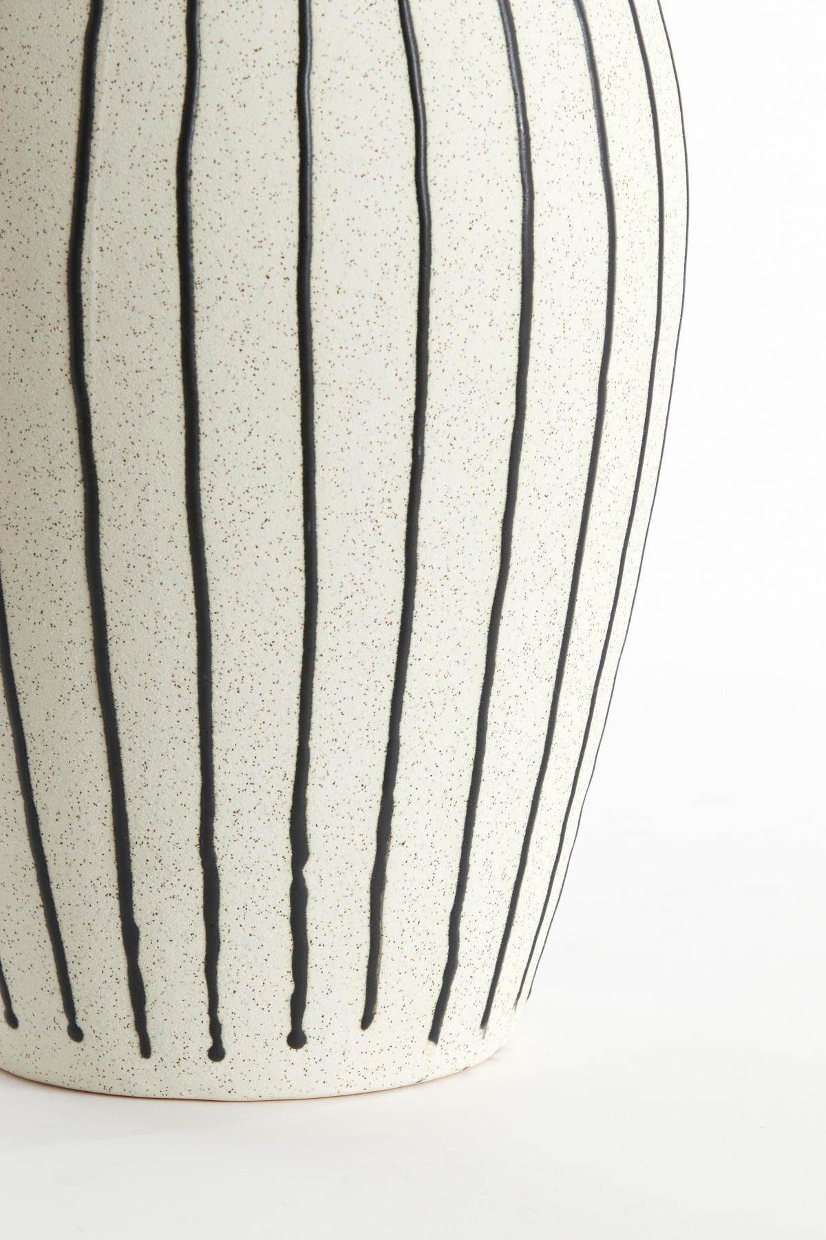 VASE Diphu Weiß Ø23,5/43 cm - Weiß, Keramik (43cm) - Light & Living