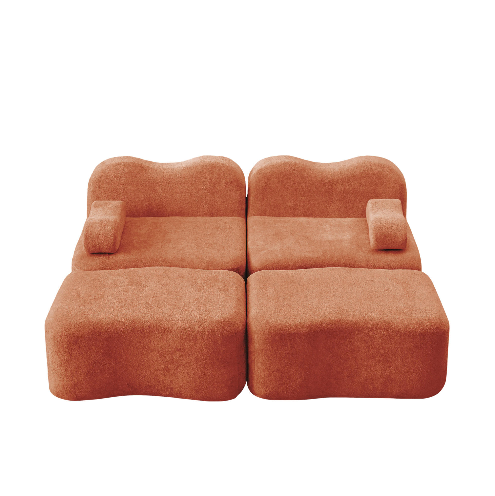 Flora Grace Sofa Orange 167x70x192 cm