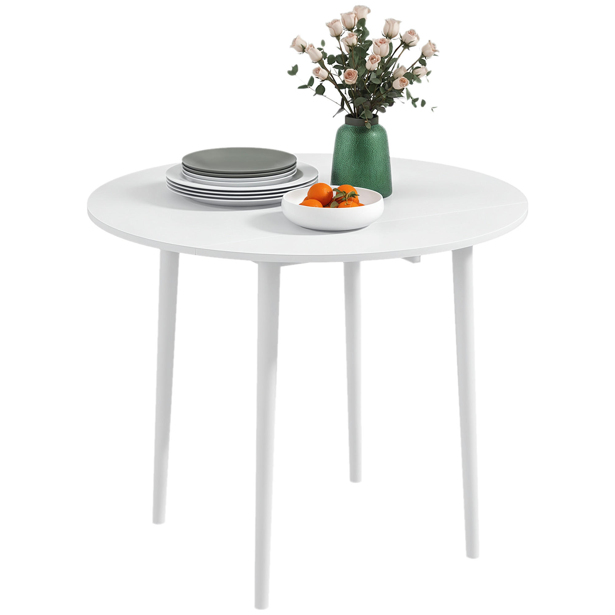 ComfortXL Esstisch Weiß 89x73.5x89 cm