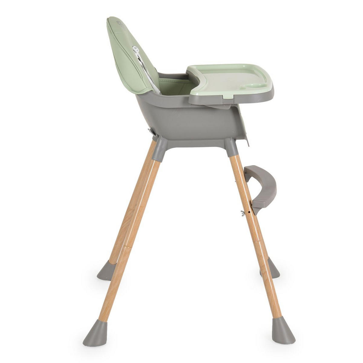 HOCHSTUHL Biscotti 2 in 1 grün Kinderstuhl Anti-Rutsch-Füße Doppeltablett - Grün, Kunststoff (64/94/64cm) - Moni
