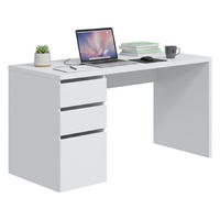SCHREIBTISCH Weiß 60/138/74 cm - Weiß, Holzwerkstoff (60/138/74cm) - DMORA