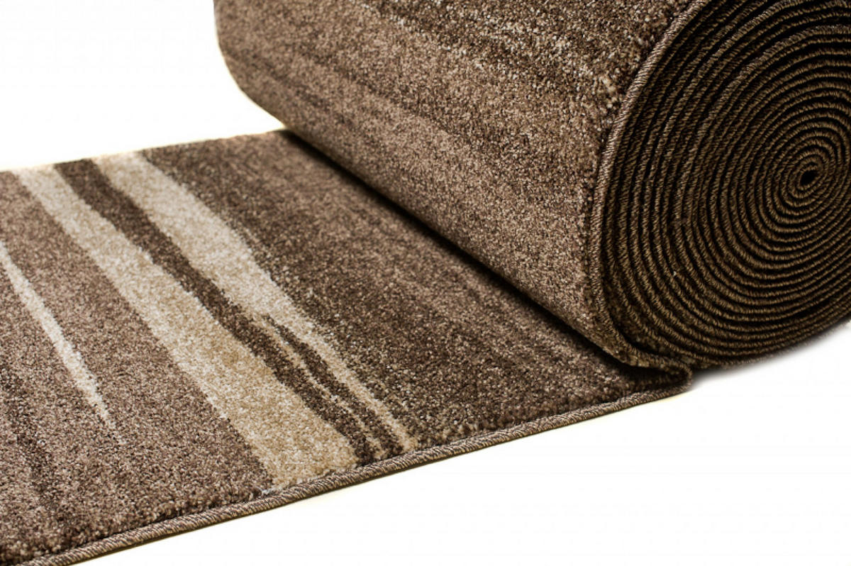 LÄUFER SARI Dunkelbraun 80/200 cm - Dunkelbraun, Textil (80/200cm) - Tapiso