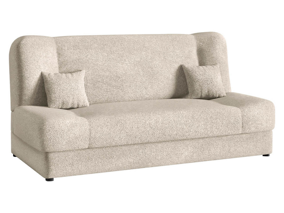 SCHLAFSOFA Jonas - Creme, Holz/Textil (195/86/87cm) - MIRJAN24