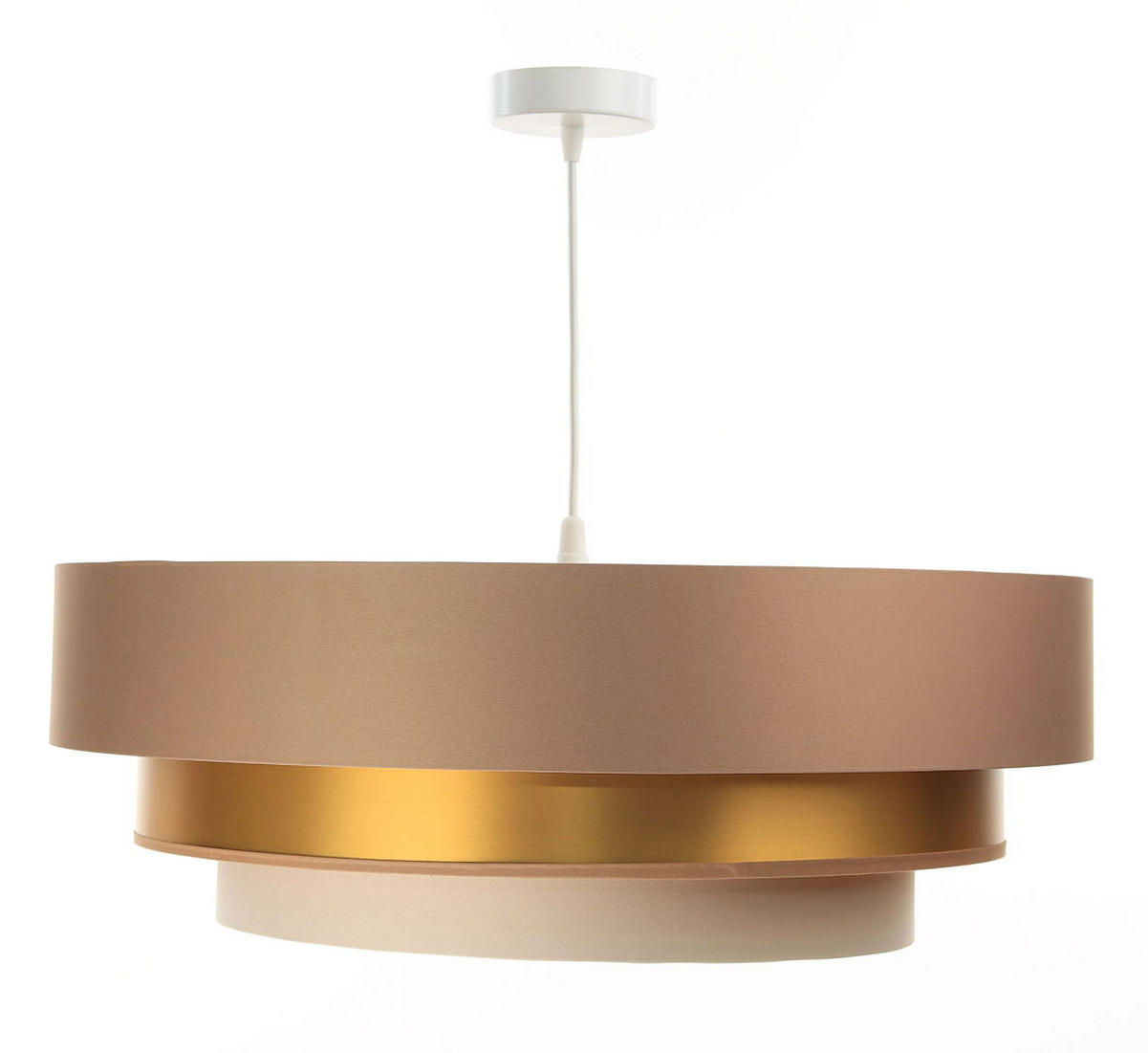 HÄNGELEUCHTE Beige 60/20 cm - Beige, Kunststoff (60/1/20cm) - ONZENO