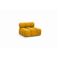 MODUL Mittig, Für Modulares System, Stoff Salvador, Gelb, Selia - Gelb, Holz (95/70/95cm) - Kaiser Möbel