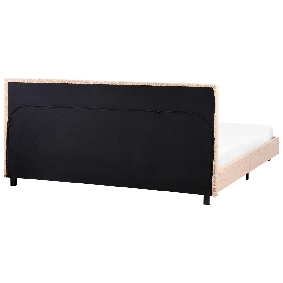 POLSTERBETT mit Lattenrost 180x200 cm Beige Albi - Beige, Textil (180/200cm) - Beliani