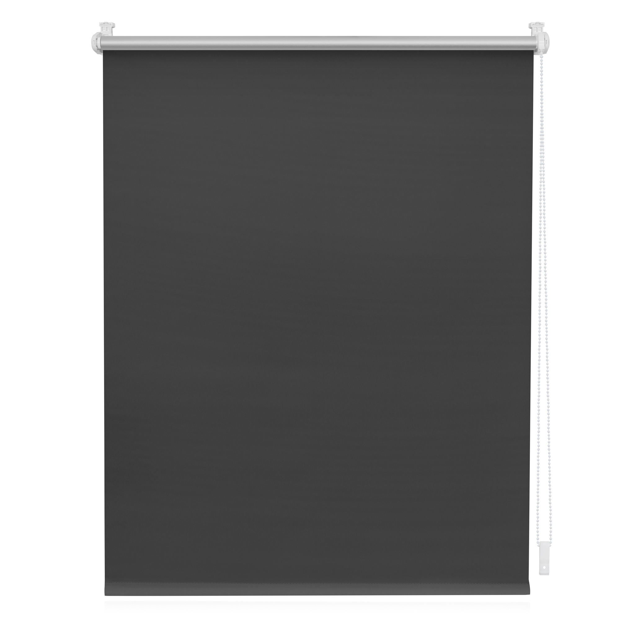 THERMO-ROLLO KLEMMFIX, OHNE BOHREN, VERDUNKELUNG - Anthrazit, Kunststoff (40/150cm) - Lichtblick Original