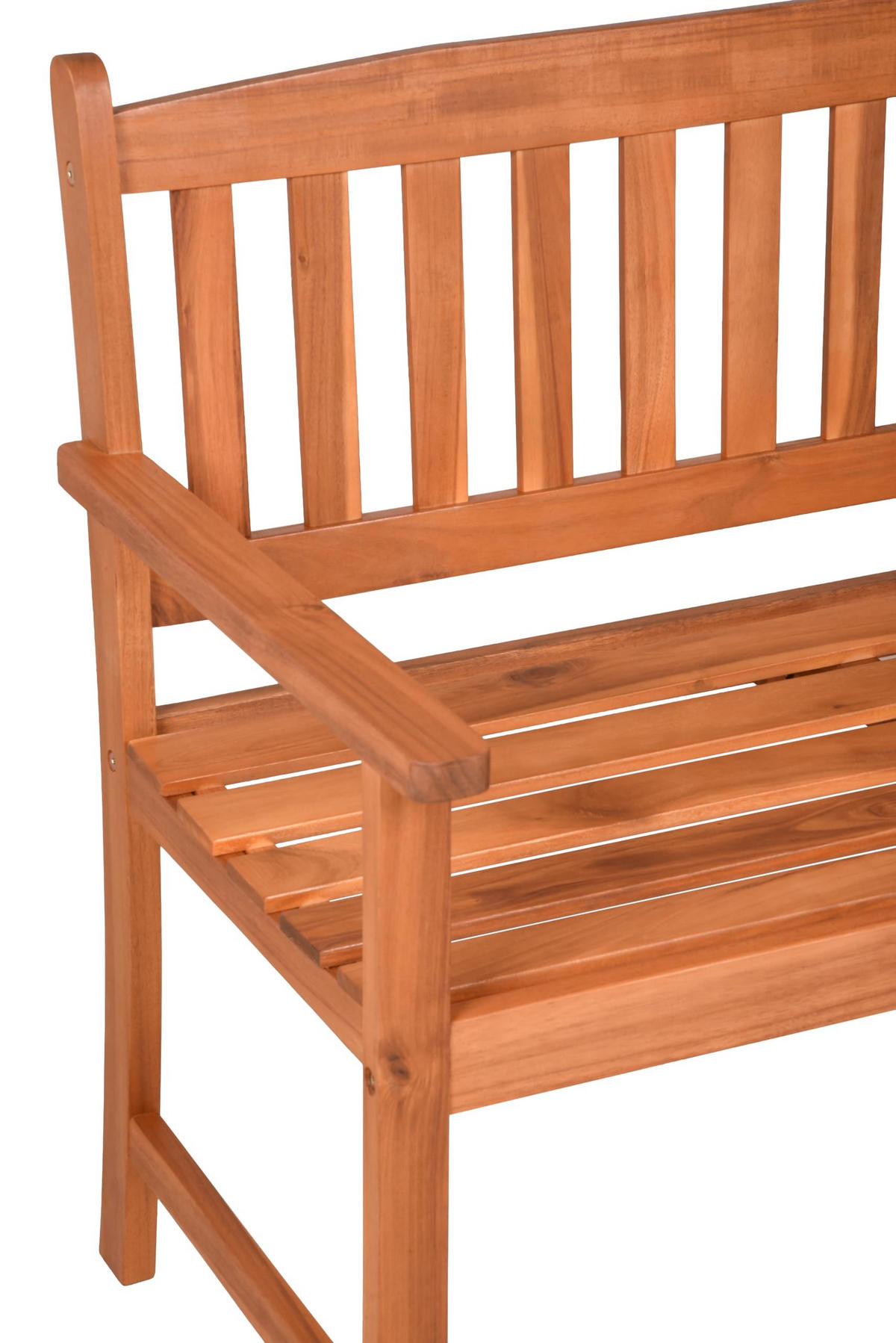 GARTENBANK Torben 2-Sitzer Terrassenbank - Braun, Holz (110/86/56cm) - DELUKE