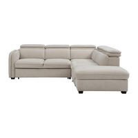 SCHLAFSOFA - 5 Personen - Stoff - Beige - Beige, Textil (255/80/230cm) - Vente-Unique