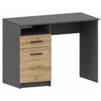 SCHREIBTISCH Bodo DSP Anthrazit-Wotan Eiche 100/50/75 cm - Anthrazit/Eiche Wotan, Holzwerkstoff (50/100/75cm) - Matkam Möbel