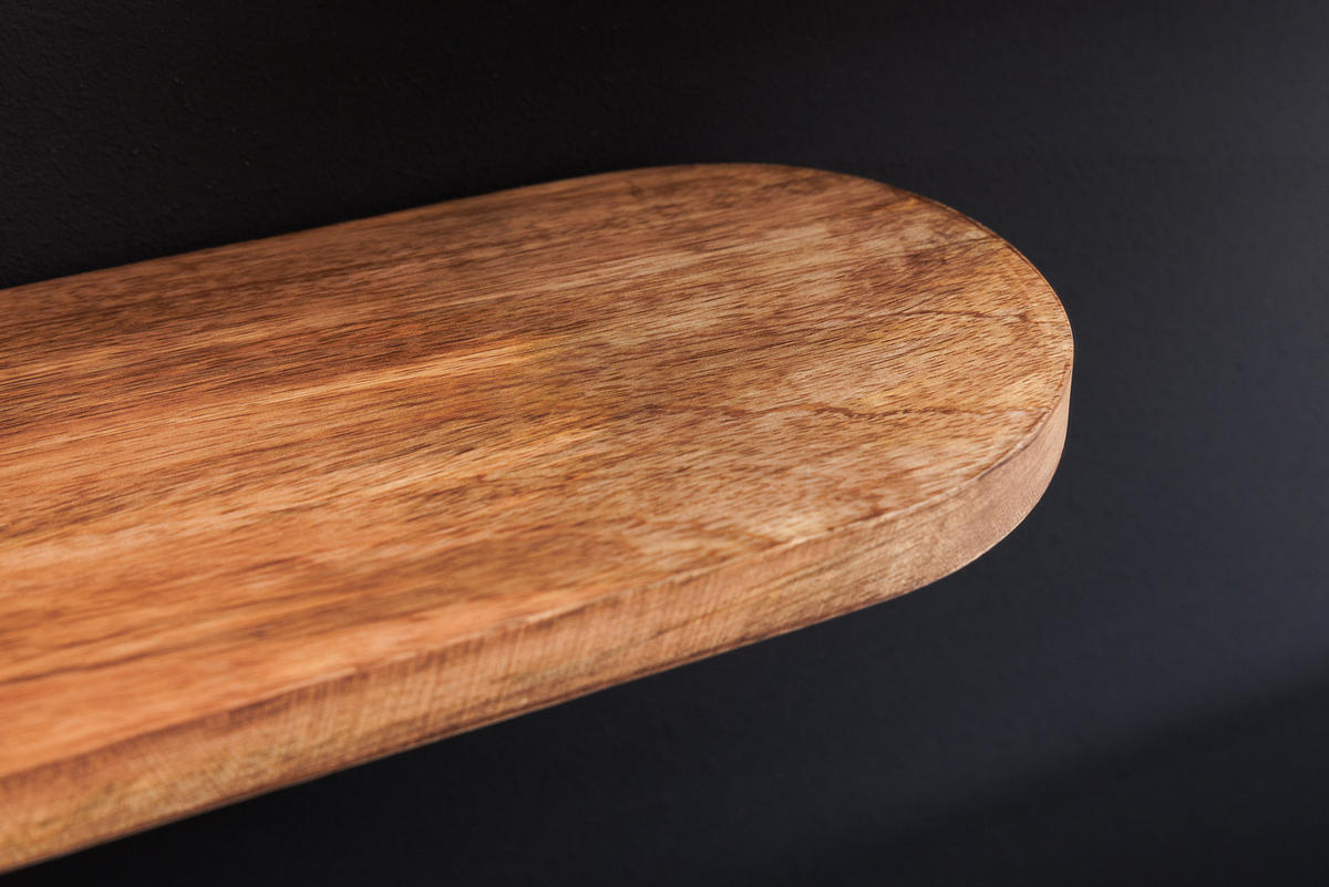 WANDREGAL PURE NATURE Mango Gold 60 cm - Naturfarben, Holz (60/4/14cm) - riess-ambiente