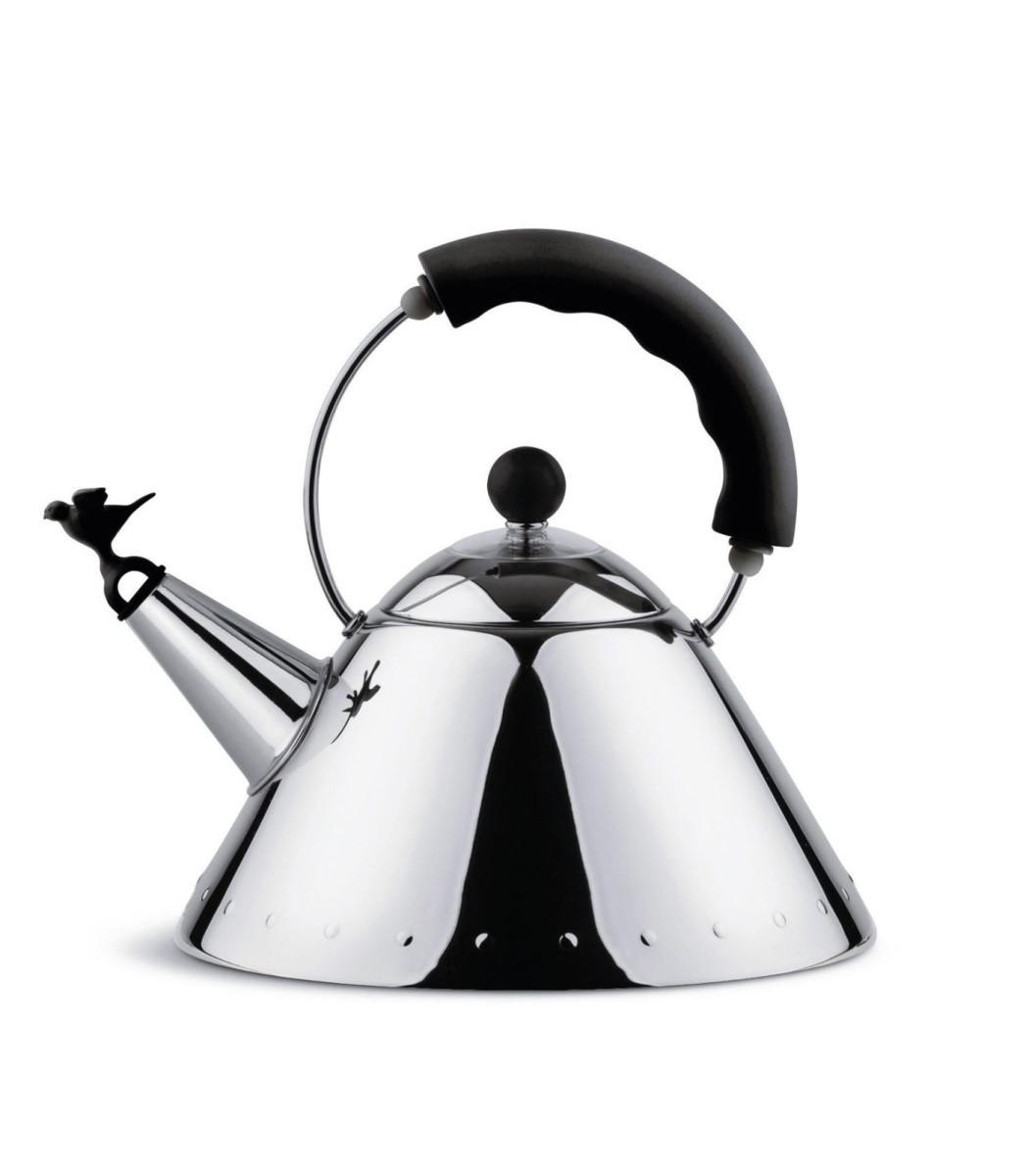Alessi Wasserkessel Schwarz 22 cm