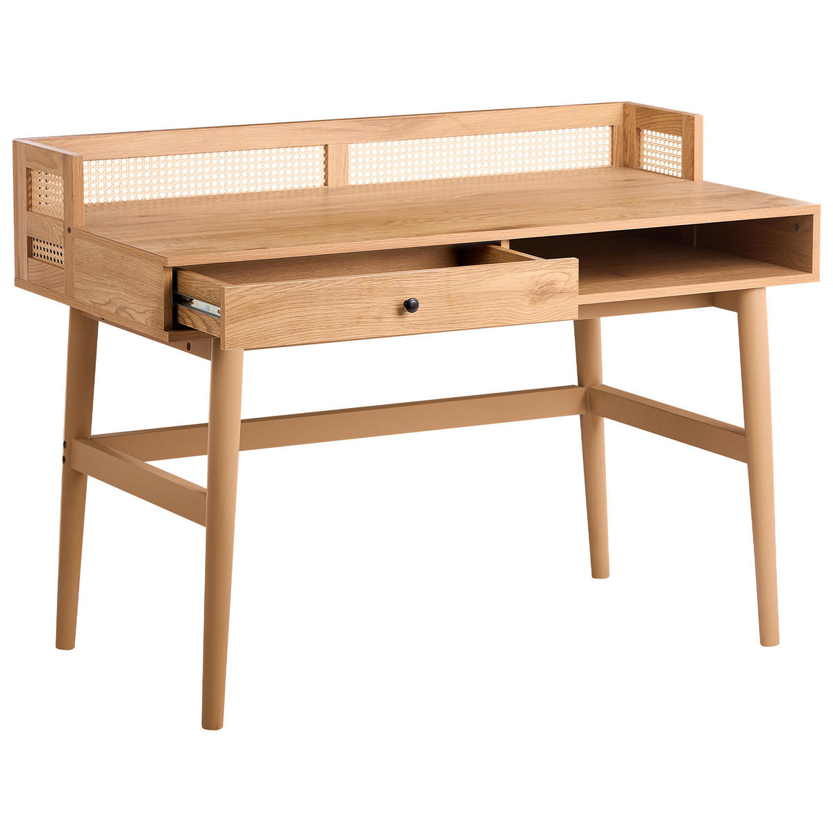 BIROU maro deschis 120/60 cm Noven - maro deschis, compozit lemnos (60/120/87cm) - Beliani
