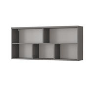 KINDER-WANDREGAL OLMO 09 110/27/55 Grau - Grau, Holzwerkstoff (110/55/27cm) - Deine Möbel 24