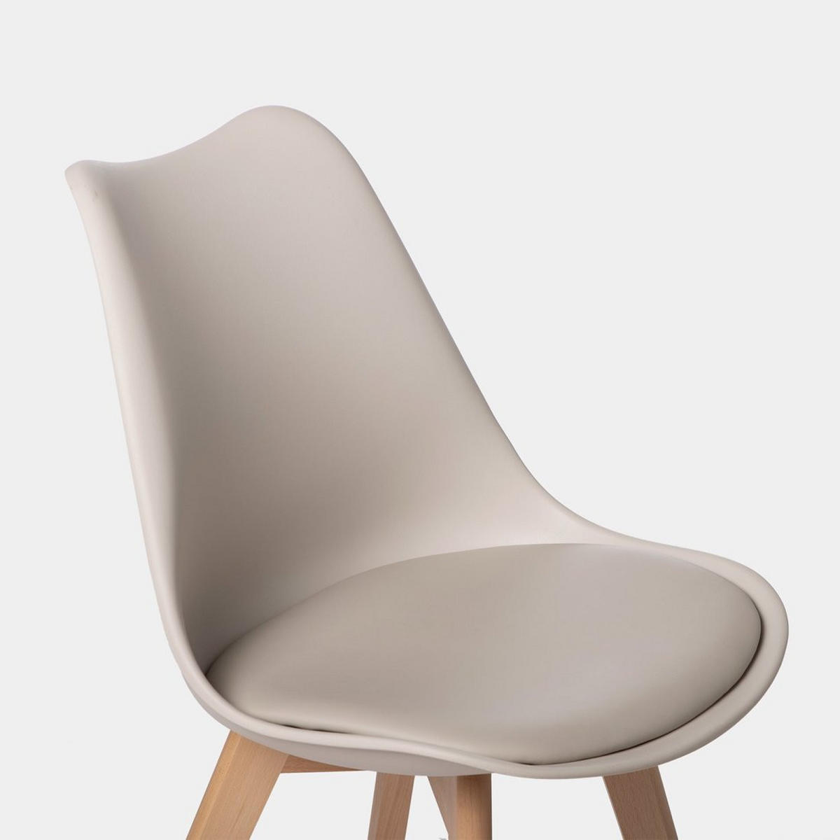 ESSZIMMERSTUHL Kler Beige 48 cm x 82 cm - Beige, Kunststoff (48/82/57cm)