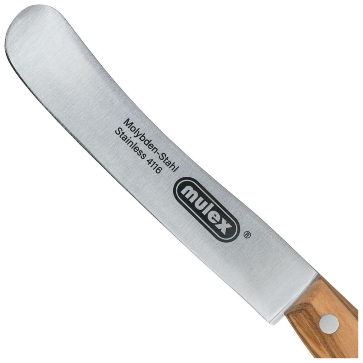 BUTTERMESSER geschmiedet mit Olivenholzgriff - Braun, Holz (22cm) - Mulex