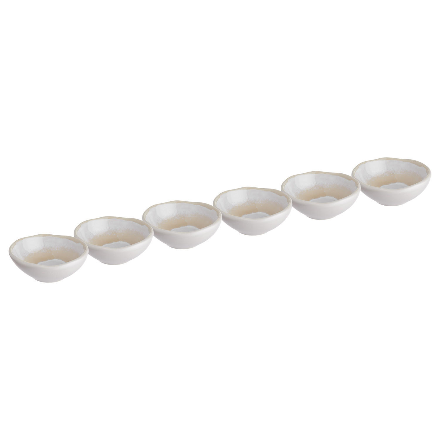 Butlers Dipschalen Beige 8x3.5x8 cm