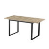 ESSTISCH ANNA 120-160/80/76 cm Sandeiche - Sandfarben, Holz (80/120/76cm) - B&D Home