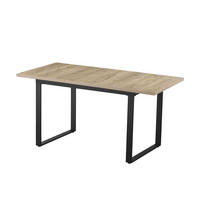 ESSTISCH ANNA 120-160/80/76 cm Sandeiche - Sandfarben, Holz (80/120/76cm) - B&D Home