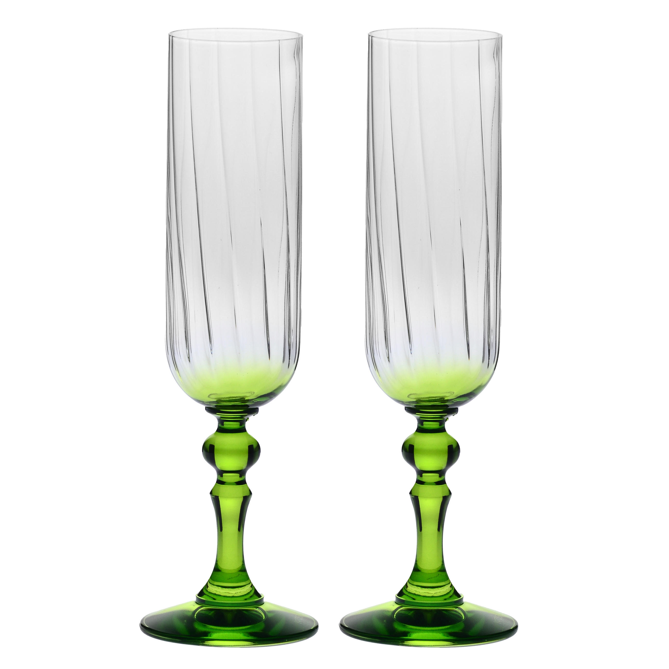 Krosno Glass Sektgläser Grün
