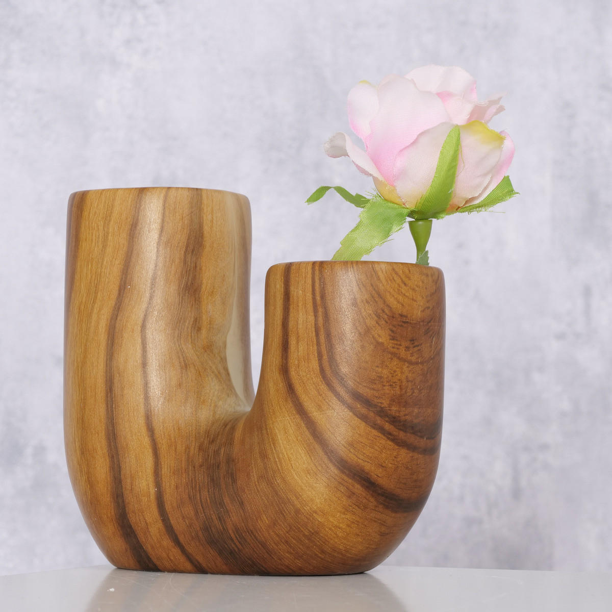 KERAMIKVASE Wilhelmy 14,5 cm - Braun, Keramik (14.5cm) - Boltze Home