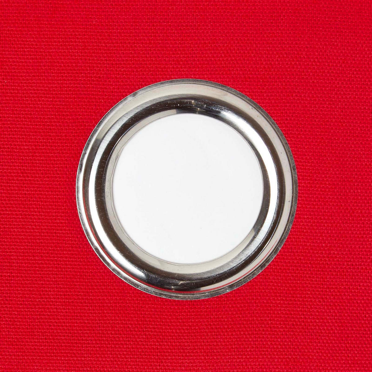 ÖSENVORHANG blickdicht 2er-Set, 117/137 cm - Rot, Textil (117/137cm) - Homescapes