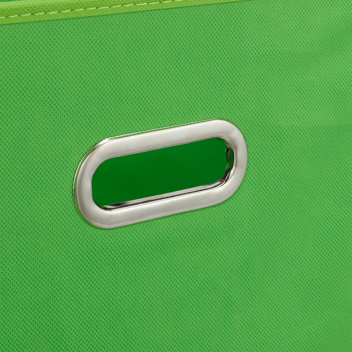 2XAUFBEWAHRUNGSBOX - Grün, Wellpappe/Textil (30/30/30cm) - Relaxdays