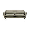 DREISITZER-SOFA Layla-Velluto 17 - Braun, Holz/Textil (237/95/98cm)