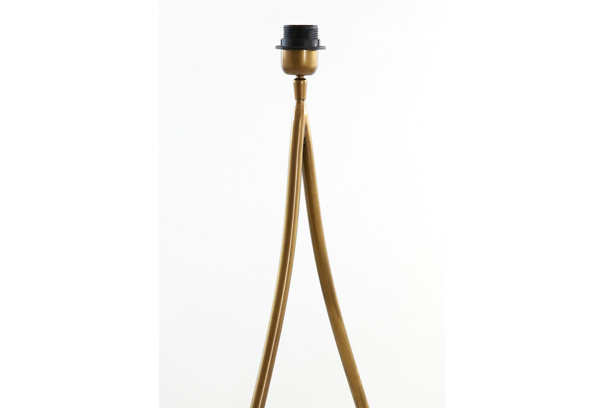STEHLEUCHTE Okno Gold 46/17/140 cm - Goldfarben, Metall (46/17/140cm) - Light & Living