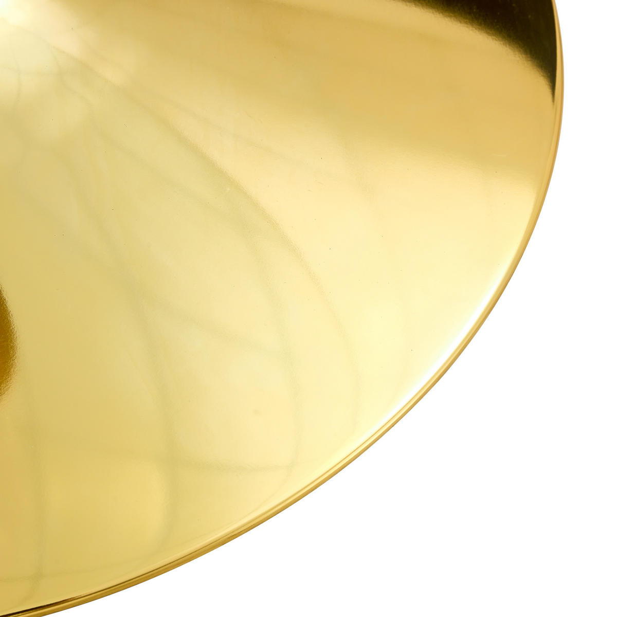 ESSTISCH Transparent/Goldfarben 85/85/76 cm - Goldfarben, Holz (85/85/76cm) - PANGIVO
